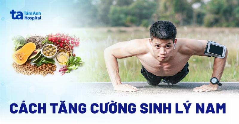 Hinh anh mo phong cac bien phap cham soc suc khoe sinh san nam gioi nhu tap the duc an uong lanh manh kham dinh ky